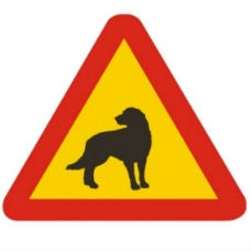 Varningsskyltar | Varningsskylt - hund