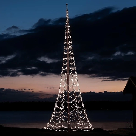 Flaggstångsbelysning - Glimma, Special Edition Varmvit/Kallvit