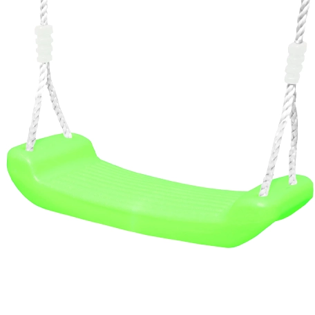 Plastgunga med rep, Limegrön