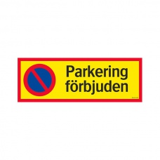 Parkering förbjuden