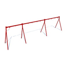 Gungställning Mira 5 platser - Röd