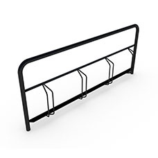 Cykelställ Gaspra 4 platser svart