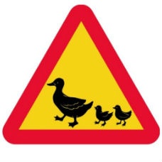 Varningsskylt - ankor