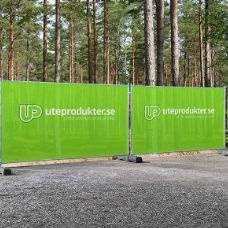 Staketbanderoll 180x350cm med logga 