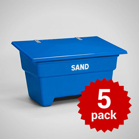 Sandbehållare 550L 5-pack