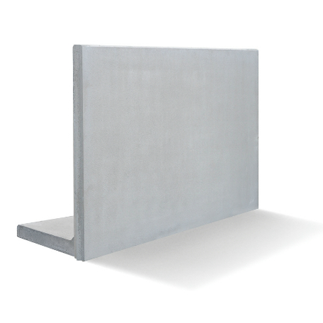 L-stöd, längd 1000 mm, not-fjäder 5kN