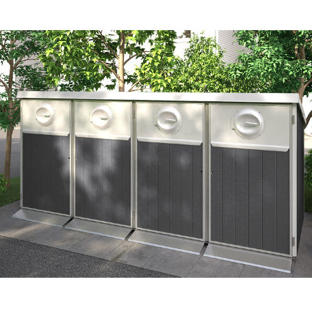 Kärlskåp i komposit 4 x 370L