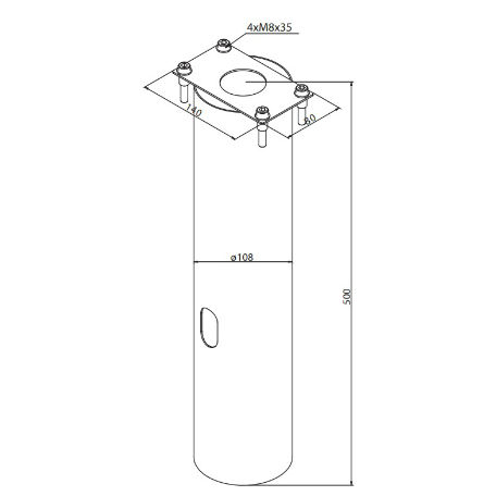 Adapter för betongfundament