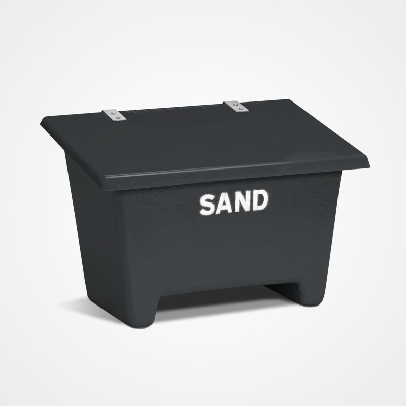 Sandbehållare Antracitgrå 130L-550L