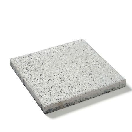 Trädgårdsplatta Vision 400x400x40 Platina (Vit)
