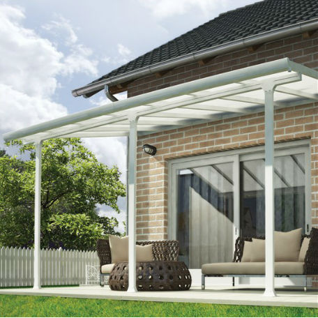 Terrasstak Feria 12,5 m2, vit