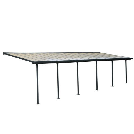 Terrasstak Feria 28,6 m2, antracitgrå