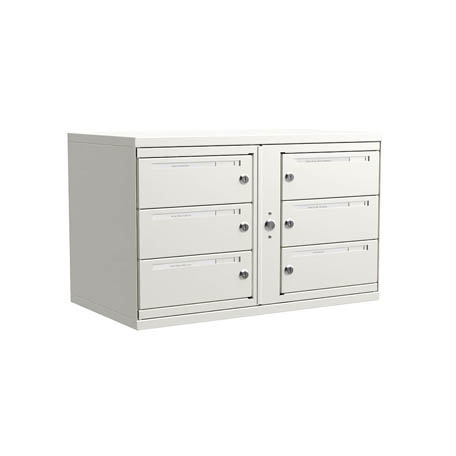 Fastighetsbox, Boxicon - Ute, Vit