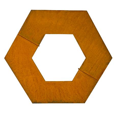 Robotring 6 kantig i Corten