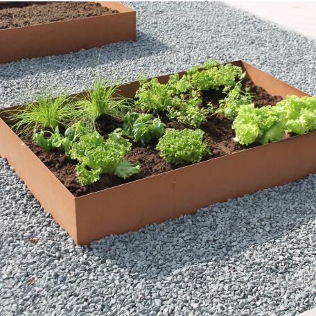 Odlingsram i corten 118x75x19