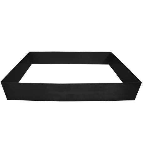 Pallkrage för odling 1200x800x200 svart