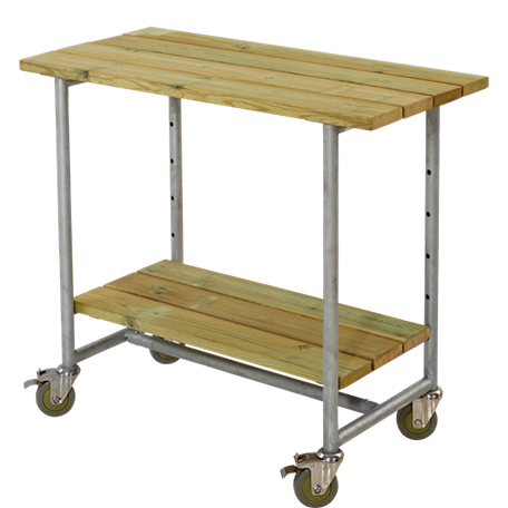 Urban Planterings/Grillbord med 1 hylla