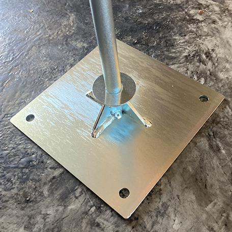 Plant fäste till fågelskrämma