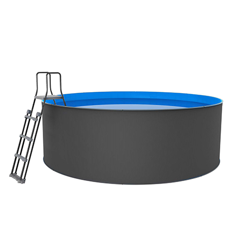 Santorini Pool XL Rund Ø360 x 120 cm, Grey