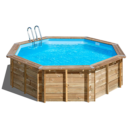 Rund wood pool Ø500 x 127 cm - Model Violette 2
