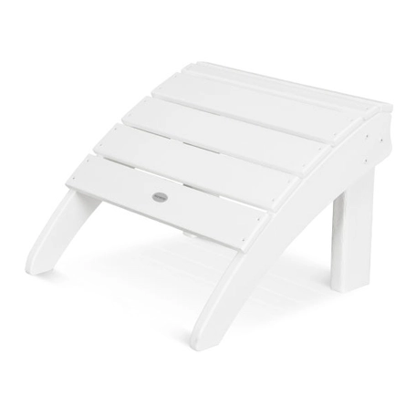 Fotpall till Seashell Adirondack - Grå