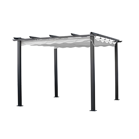 Pergola 3x3 m Grå