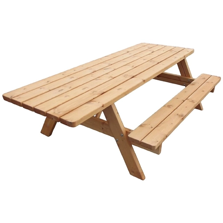 Bänkbord Trä 6+1