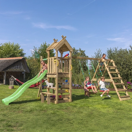 Lektorn Jungle Gym Teepee m. gungor & Klätterställning