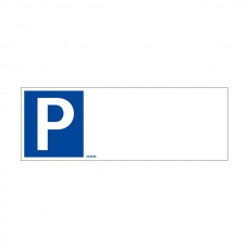 Parkeringsskyltar | Parkering (med plats för text)