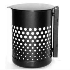 Papperskorgar | Cylinder 50L med lock