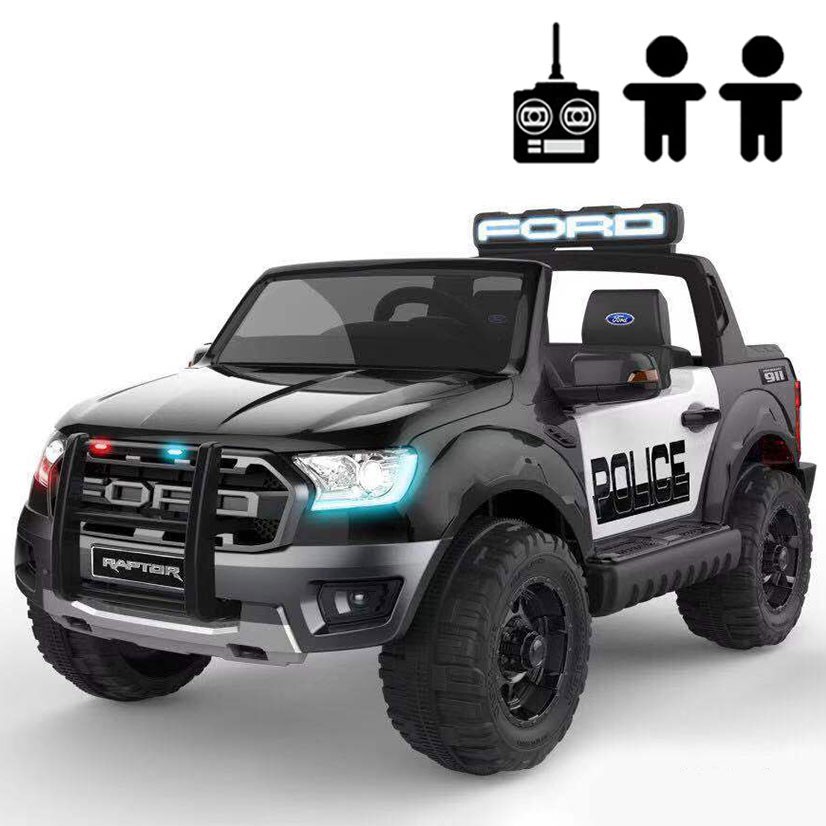 Elbilar | Elbil barn Polisbil Ford Ranger Raptor 12V