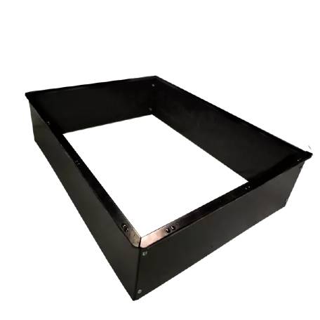 Rabattkanter & Trädringar | Snigelkant halvpallskrage 800x600 mm svart