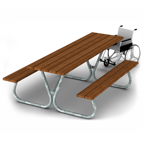 Picknickbord & Parkbord | Picknickbord Hallon, tillgänglighetsanpassat