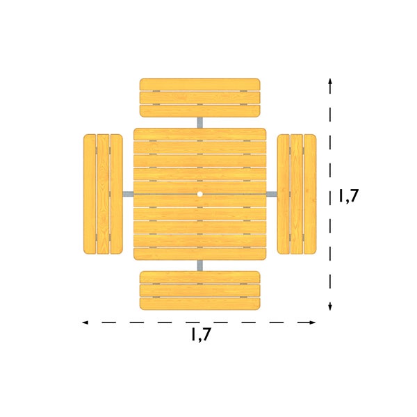 Picknickbord & Parkbord | Bänkbord Skagen