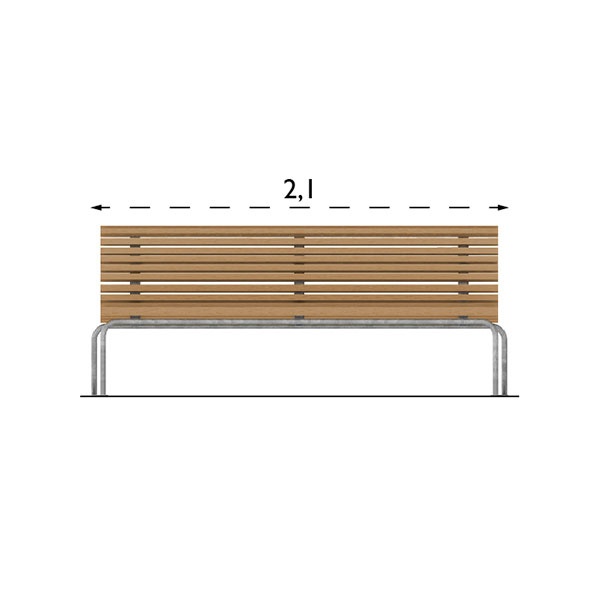 Parkbänkar | Soffa Stockholm - Brun