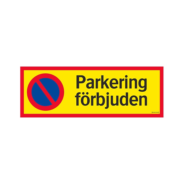 Parkeringsskyltar | Parkering förbjuden