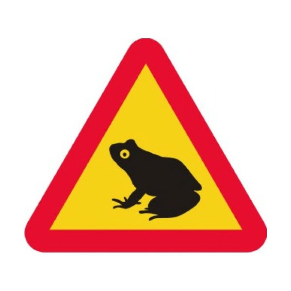 Varningsskyltar | Varningsskylt - grodor