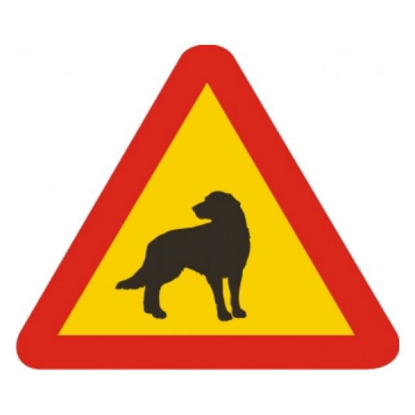 Varningsskyltar | Varningsskylt - hund