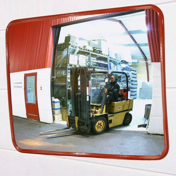 Trafikspeglar | Trafikspegel 40 x 60 cm i polykarbonat (vandalresistent)