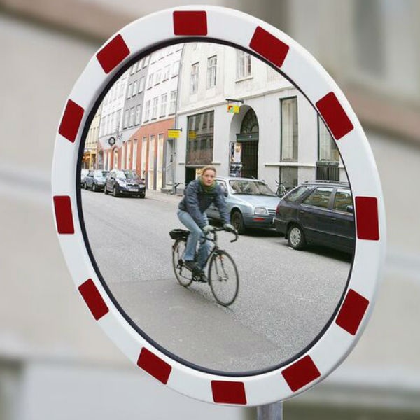 Trafikspeglar | Rund trafikspegel 60 cm i akryl med reflexer