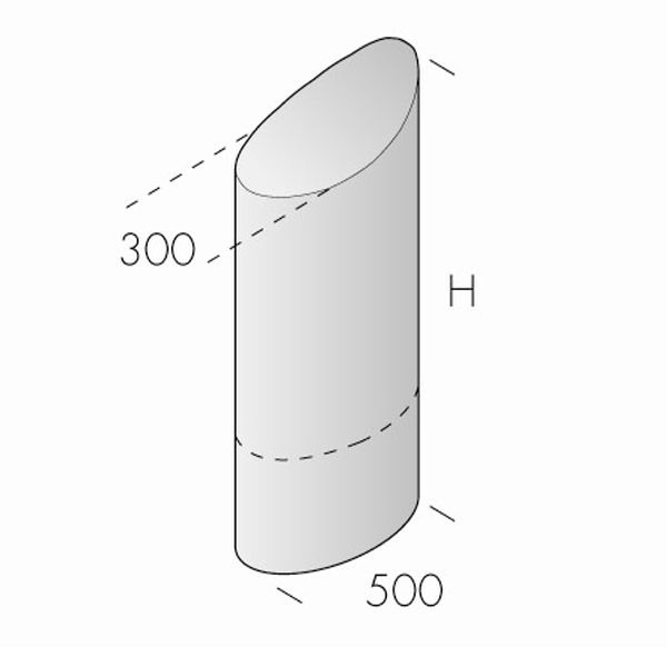 Pollare | Betongpollare Idun 1500 -1800 mm