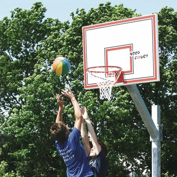 Basketställningar | Basketset Playmaker Basic med stativ, basketkorg, nät och vattenfast platta