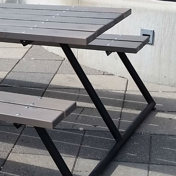 Picknickbord & Parkbord | Stockholm Picnic picknickbord i grått