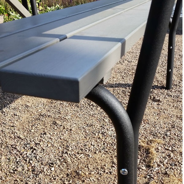 Picknickbord & Parkbord | Steel Picknickbord 150 cm 6 pers grå