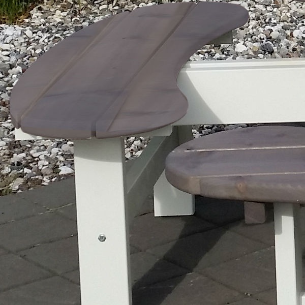 Picknickbord & Parkbord | Rondo Picknickbord vit-grå