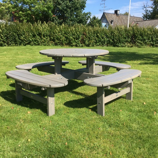 Picknickbord & Parkbord | Rondo Picknickbord i grått