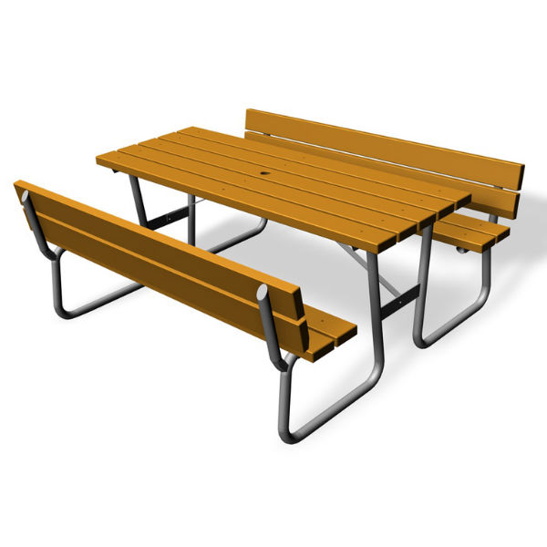 Picknickbord & Parkbord | Hansa picknickbord med ryggstöd