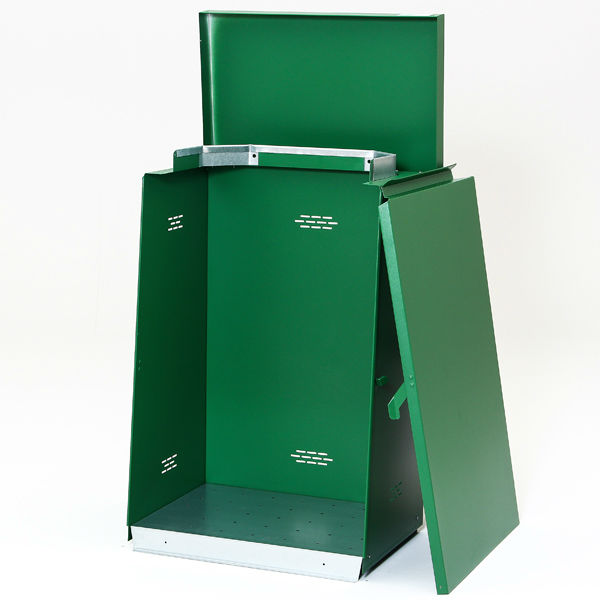Säckhållare | Säckhållare med grön plastisol 