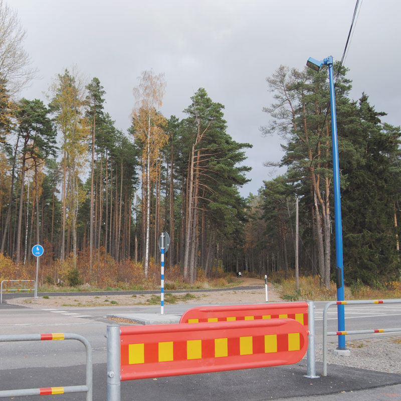 Belysningsstolpar | Belysningsstolpe Streetmast Trafikblå