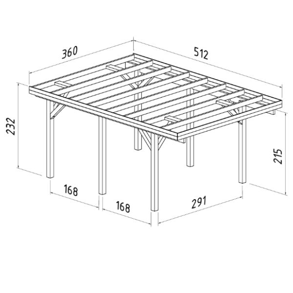 Carportar | Carport 11,7 m2